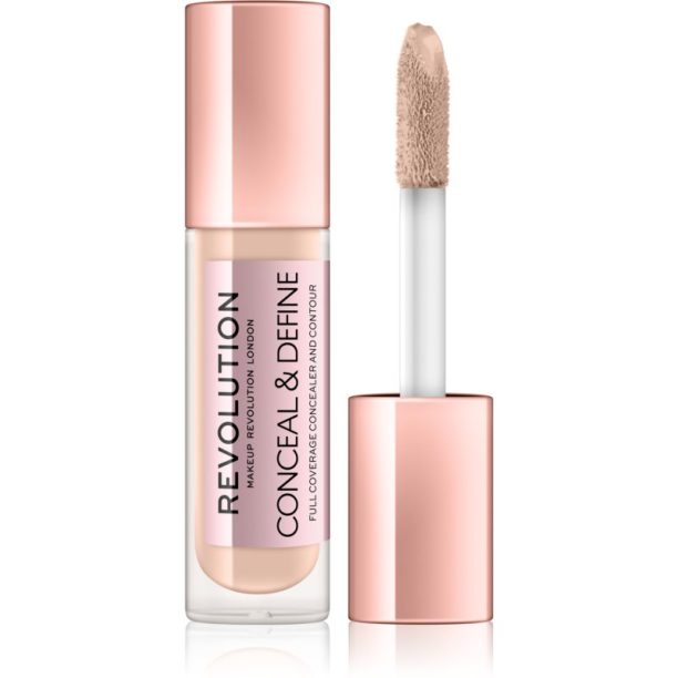 Makeup Revolution Conceal & Define течен коректор цвят C4.5 4 гр.