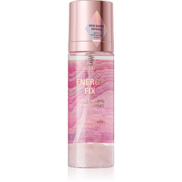 Makeup Revolution Crystal Aura Energy Fix спрей за фиксация 85 мл. на ниска цена