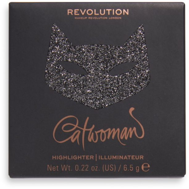 Makeup Revolution DC Collection X Catwoman™ компактна озаряваща пудра 6