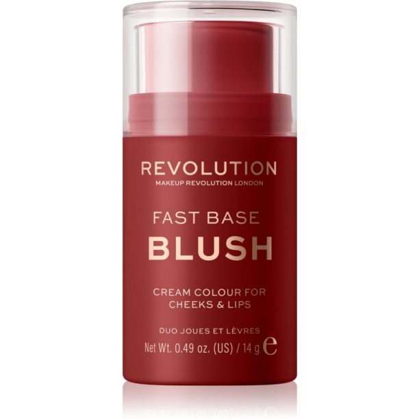 Makeup Revolution Fast Base тониращ балсам за устни и скули цвят Spice 14 гр. на ниска цена