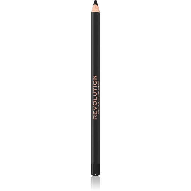 Makeup Revolution Kohl Eyeliner молив за очи тип каял цвят Black 1.3 гр.