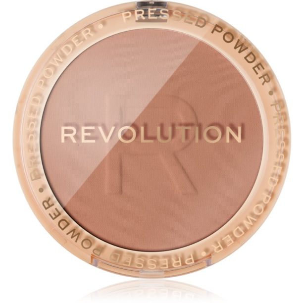 Makeup Revolution Reloaded нежна компактна пудра цвят Tan 6 гр.