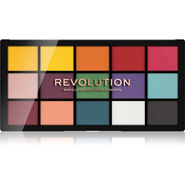 Makeup Revolution Reloaded палитра от сенки за очи цвят Marvellous Mattes 15x1