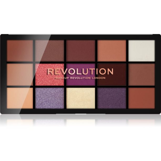 Makeup Revolution Reloaded палитра от сенки за очи цвят Visionary 15x1