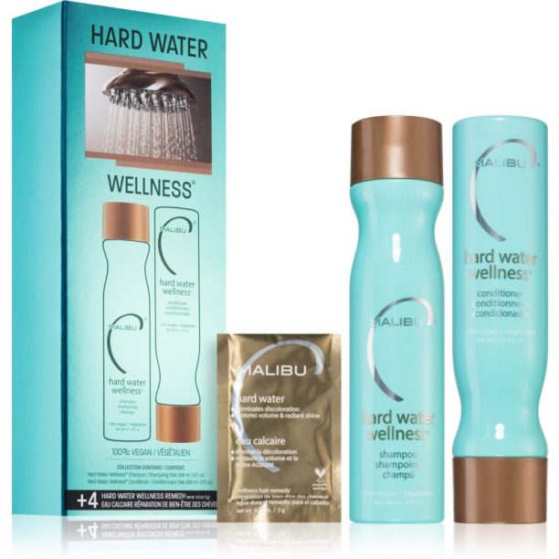 Malibu C Hard Water Wellness Collection комплект (За коса)