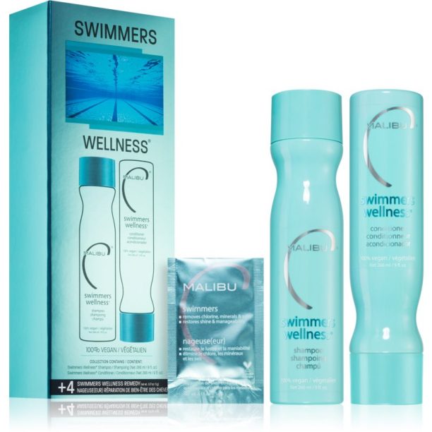 Malibu C Swimmers Wellness Collection комплект (За коса)