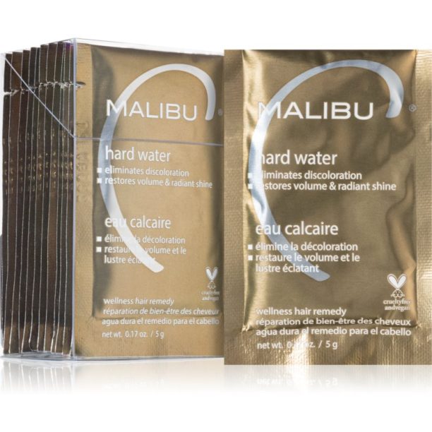 Malibu C Wellness Hair Remedy Hard Water детоксикираща процедура За коса 12x5 гр.