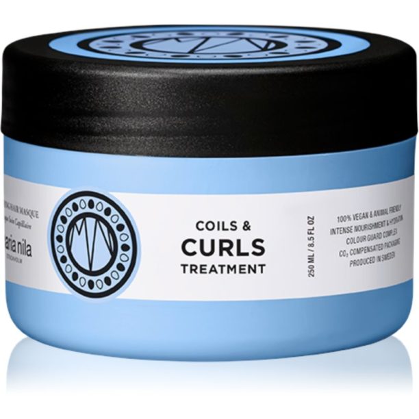 Maria Nila Coils & Curls Treatment Mask подхранваща маска за чуплива и къдрава коса 250 мл.