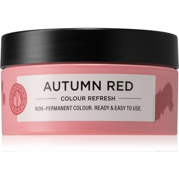 Maria Nila Colour Refresh Autumn Red нежна подхранваща маска без перманентни цветови пигменти издържа 4 – 10 измивания 6.60 100 мл. на ниска цена