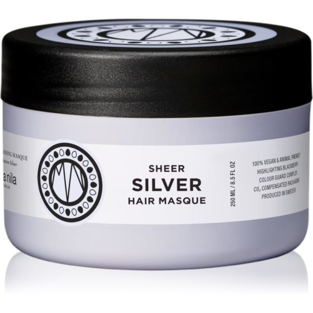 Maria Nila Sheer Silver Masque хидратираща и подхранваща маска за руса коса 250 мл.