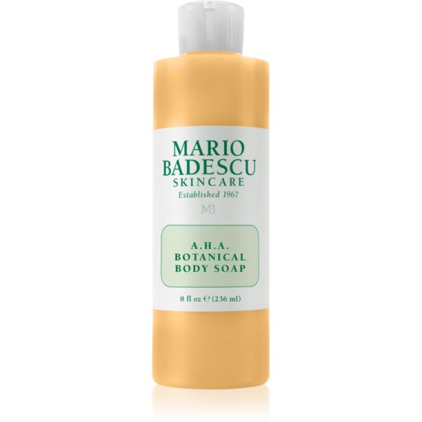 Mario Badescu A.H.A. Botanical Body Soap омекотяващ душ гел s AHA 236 мл.