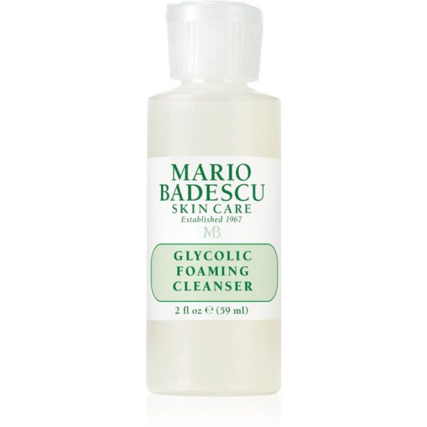 Mario Badescu Glycolic Foaming Cleanser пенлив почистващ гел за възобновяване на повърхността на кожата 59 мл.