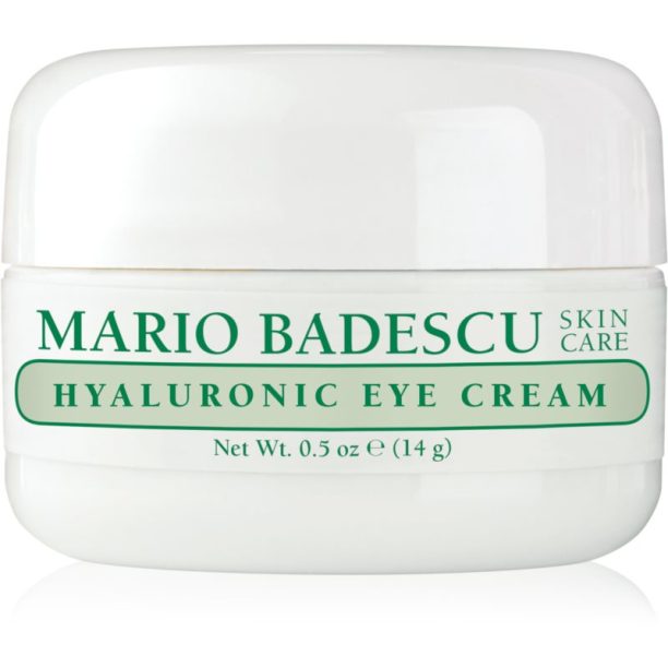 Mario Badescu Hyaluronic Eye Cream хидратиращ и изглаждащ очен крем с хиалуронова киселина 14 гр. на ниска цена