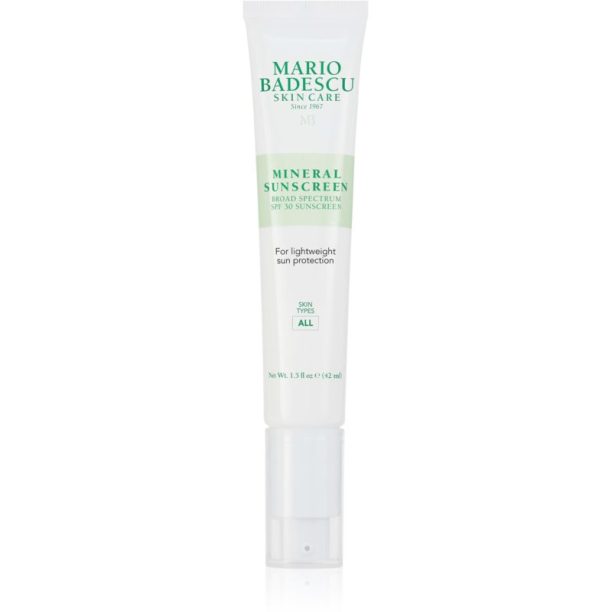 Mario Badescu Mineral Sunscreen защитен крем с минерали SPF 30 42 мл.