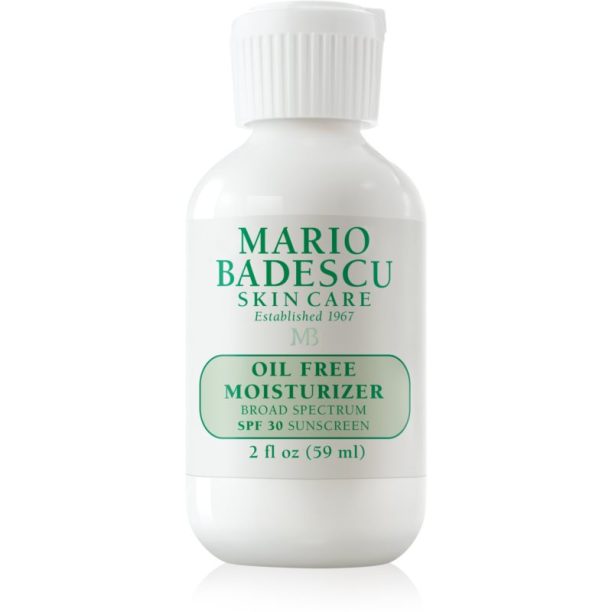 Oil Free Moisturizer Mario Badescu Oil Free Moisturizer антиоксидантен крем за лице не съдържа олио SPF 30 59 мл.