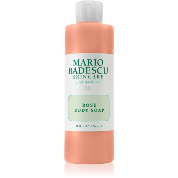 Mario Badescu Rose Body Soap зареждащ с енергия душ гел с розово масло 236 мл. на ниска цена