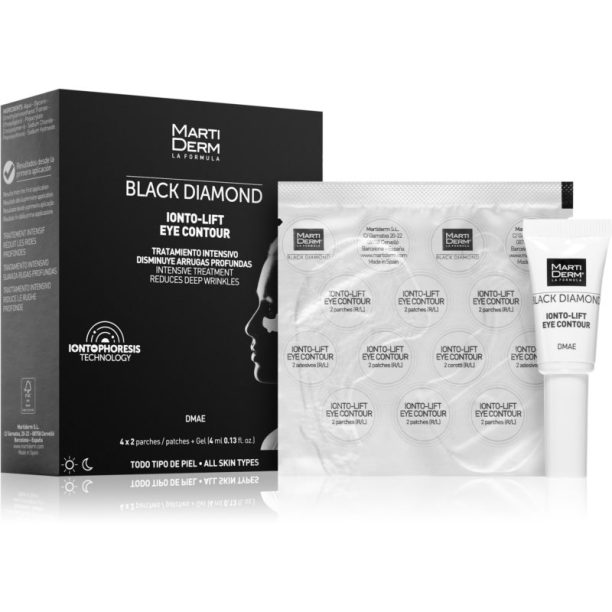 MartiDerm Black Diamond Ionto Lift интензивна грижа (против бръчки за околоочния контур)