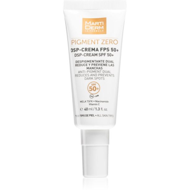 MartiDerm Pigment Zero DSP-Cream дневен крем против пигментни петна SPF 50+ 40 мл.