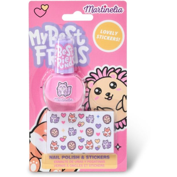 Martinelia My Best Friends Nail Polish & Stickers комплект (за деца )