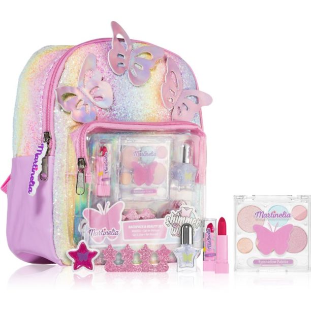 Martinelia Shimmer Wings Bagpack & Beauty Set подаръчен комплект (за деца )