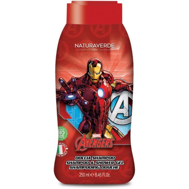 Marvel Avengers Ironman Shampoo and Shower Gel шампоан и душ гел 2 в 1 за деца 250 мл.