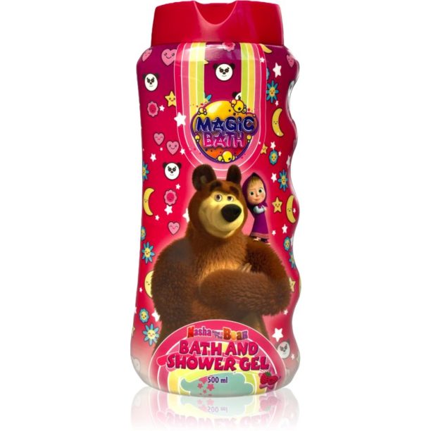 Masha & The Bear Magic Bath Bath & Shower Gel Гел за душ и вана за деца 500 мл.