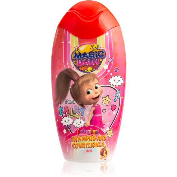 Masha & The Bear Magic Bath Shampoo and Conditioner шампоан и балсам 2 в1 за деца 200 мл.