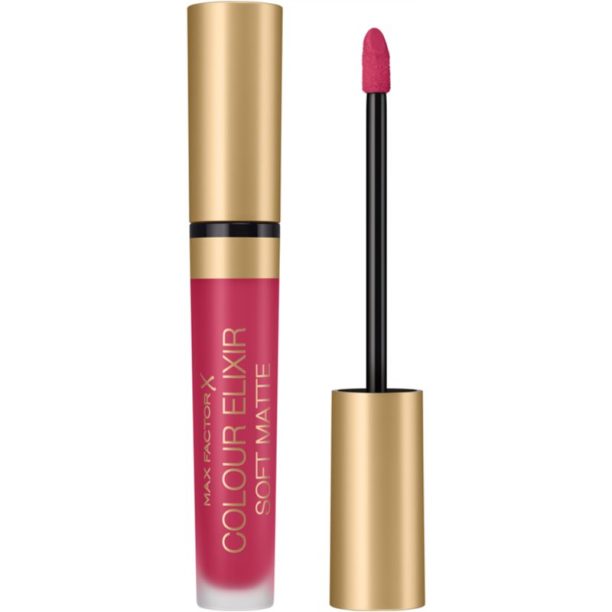 Max Factor Colour Elixir Soft Matte дълготрайно течно червило цвят 025 Raspberry Haze 4 мл.