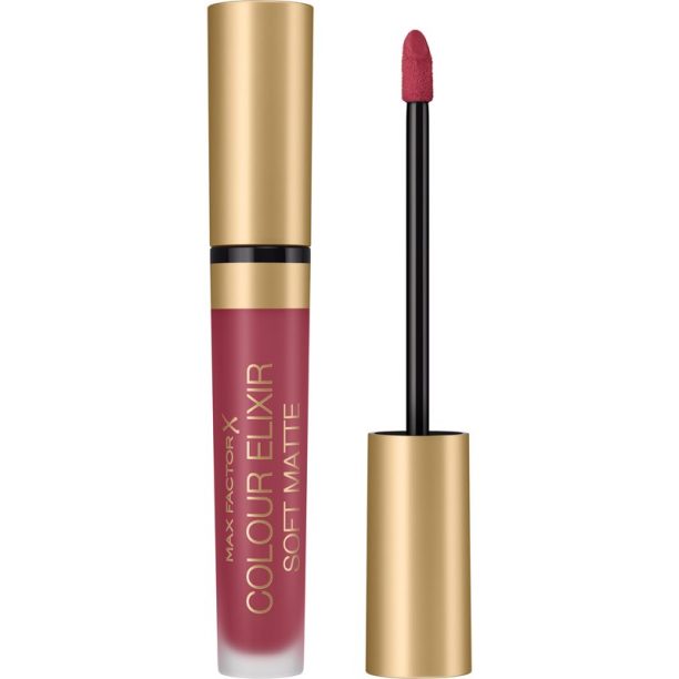 Max Factor Colour Elixir Soft Matte дълготрайно течно червило цвят 035 Faded Red 4 мл.