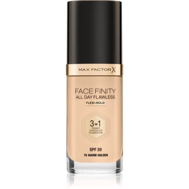 Max Factor Facefinity All Day Flawless дълготраен фон дьо тен SPF 20 цвят 76 Warm Golden 30 мл. на ниска цена