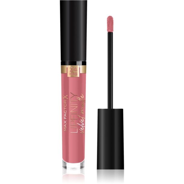 Max Factor Lipfinity Velvet Matte матиращо течно червило цвят 020 Coco Creme 3