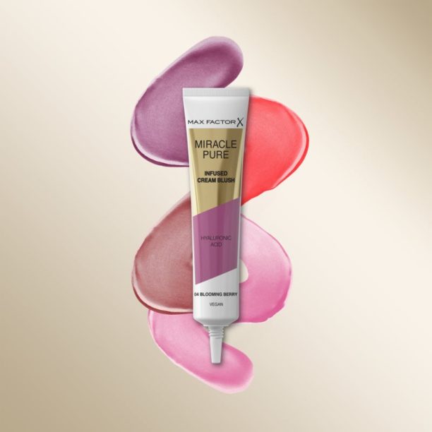 Max Factor Miracle Pure кремообразен руж цвят 04 Blooming Berry 15 мл. купи на топ цена