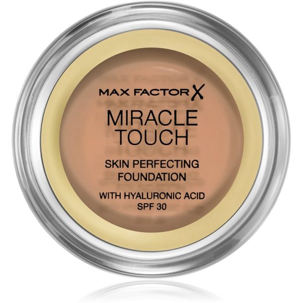 Max Factor Miracle Touch овлажняващ крем SPF 30 цвят 085 Caramel 11