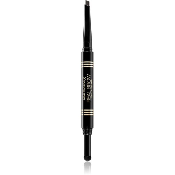 Max Factor Real Brow Fill & Shape молив за вежди цвят 05 Black Brown 0.6 гр. на ниска цена