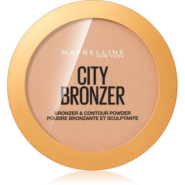 Maybelline City Bronzer бронзант и контурна пудра цвят 200 Medium Cool 8 гр.