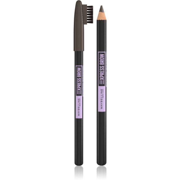 Maybelline Express Brow молив за вежди с гел текстура цвят 05 Deep Brown 1 бр. на ниска цена