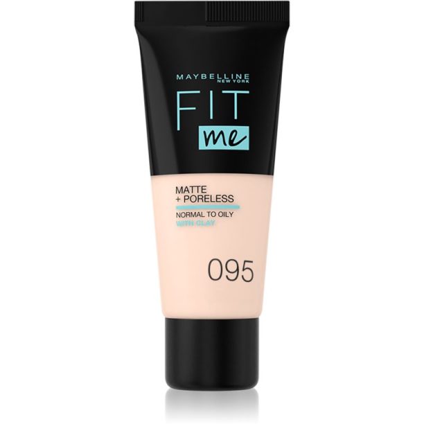 Maybelline Fit Me! Matte+Poreless матиращ фон дьо тен за нормална към мазна кожа цвят 95 Fair Porcelain 30 мл. на ниска цена