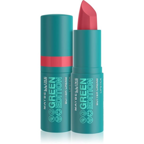 Maybelline Green Edition крем-червило с хидратиращ ефект цвят 008 Floral 3