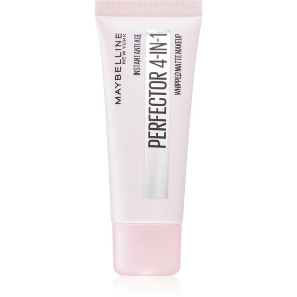 Maybelline Instant Age Rewind Perfector 4-IN-1 матиращ фон дьо тен 4 в 1 цвят 00 Fair 18 гр. на ниска цена