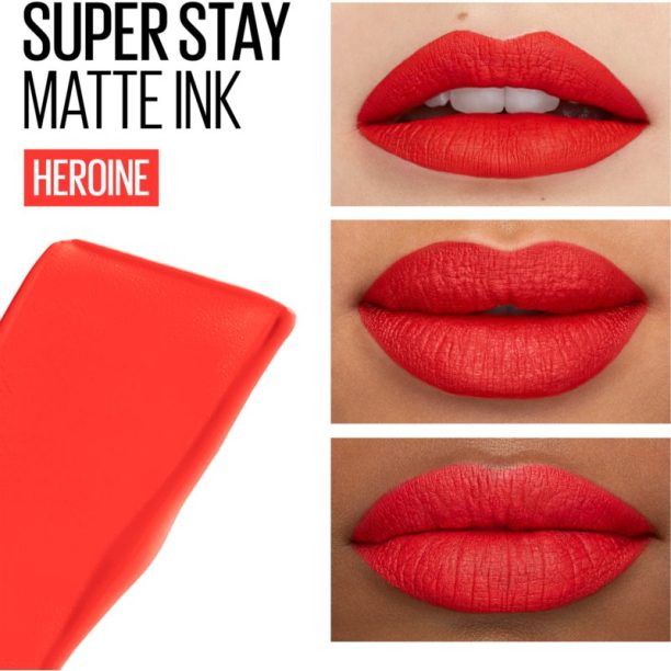 Maybelline SuperStay Matte Ink матиращо течно червило за дълготраен ефект цвят 25 Heroine 5 мл. купи на топ цена