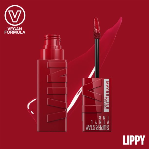 Maybelline SuperStay Vinyl Ink дълготрайно течно червило 10 LIPPY 4