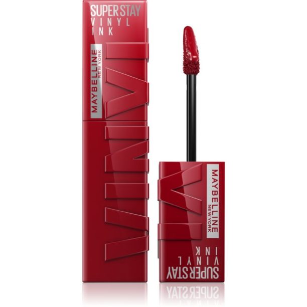 Maybelline SuperStay Vinyl Ink дълготрайно течно червило 10 LIPPY 4