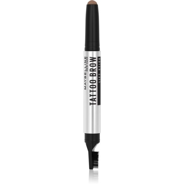 Maybelline Tattoo Brow Lift Stick автоматичен молив за вежди с четка цвят 02 Soft Brown 1 гр. на ниска цена