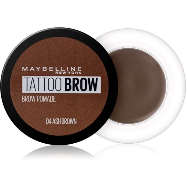 Maybelline Tattoo Brow гел-помада за вежди цвят 04 Ash Brown на ниска цена