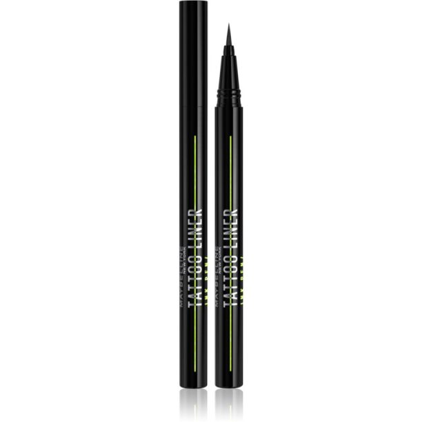 Maybelline Tattoo Liner Ink Pen очна линия писалка цвят Matte Black 1 мл. на ниска цена