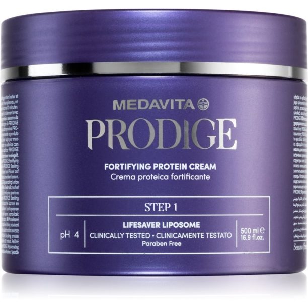 Medavita Prodige Fortifying Protein Cream подсилващ крем За коса с протеини 500 мл.