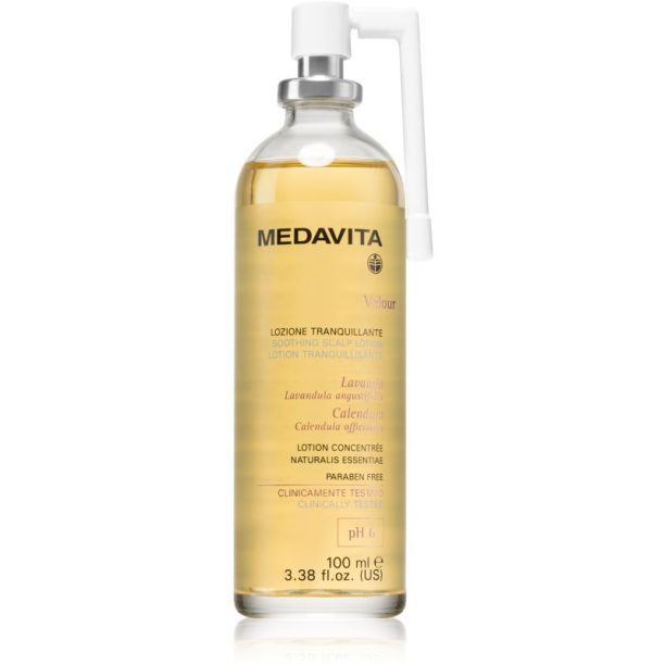 Medavita Velour Soothing Scalp Lotion интензивна изглаждаща грижа За коса 100 мл.