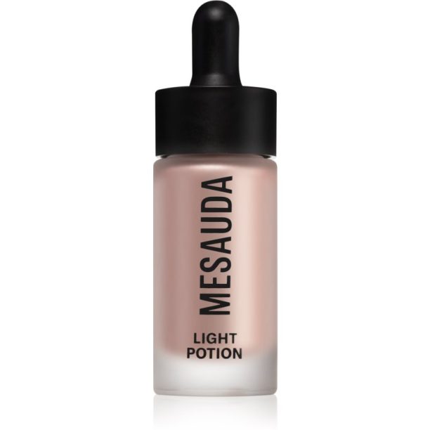 Mesauda Milano Light Potion течен хайлайтър с пипета цвят 201 Polyjuice 15 мл.