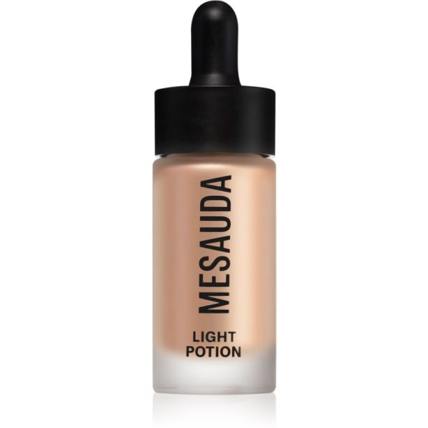 Mesauda Milano Light Potion течен хайлайтър с пипета цвят 202 Amortentia 15 мл.