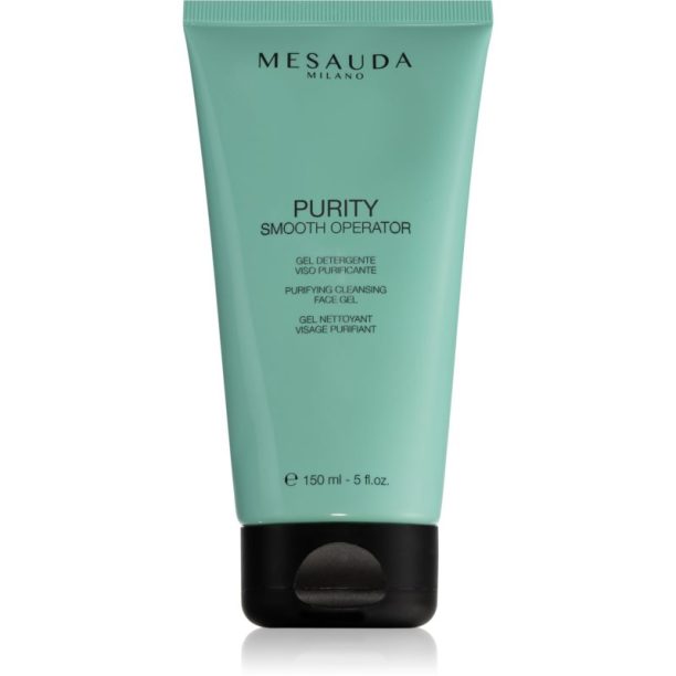 Mesauda Milano Purity Smooth Operator омекотяващ почистващ гел за смесена и мазна кожа 150 мл.